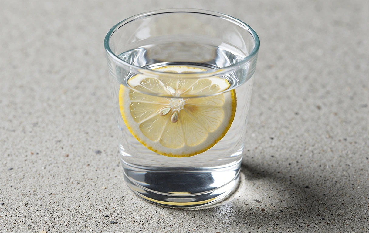 Čista voda i citrusi kao simbol transparentnosti